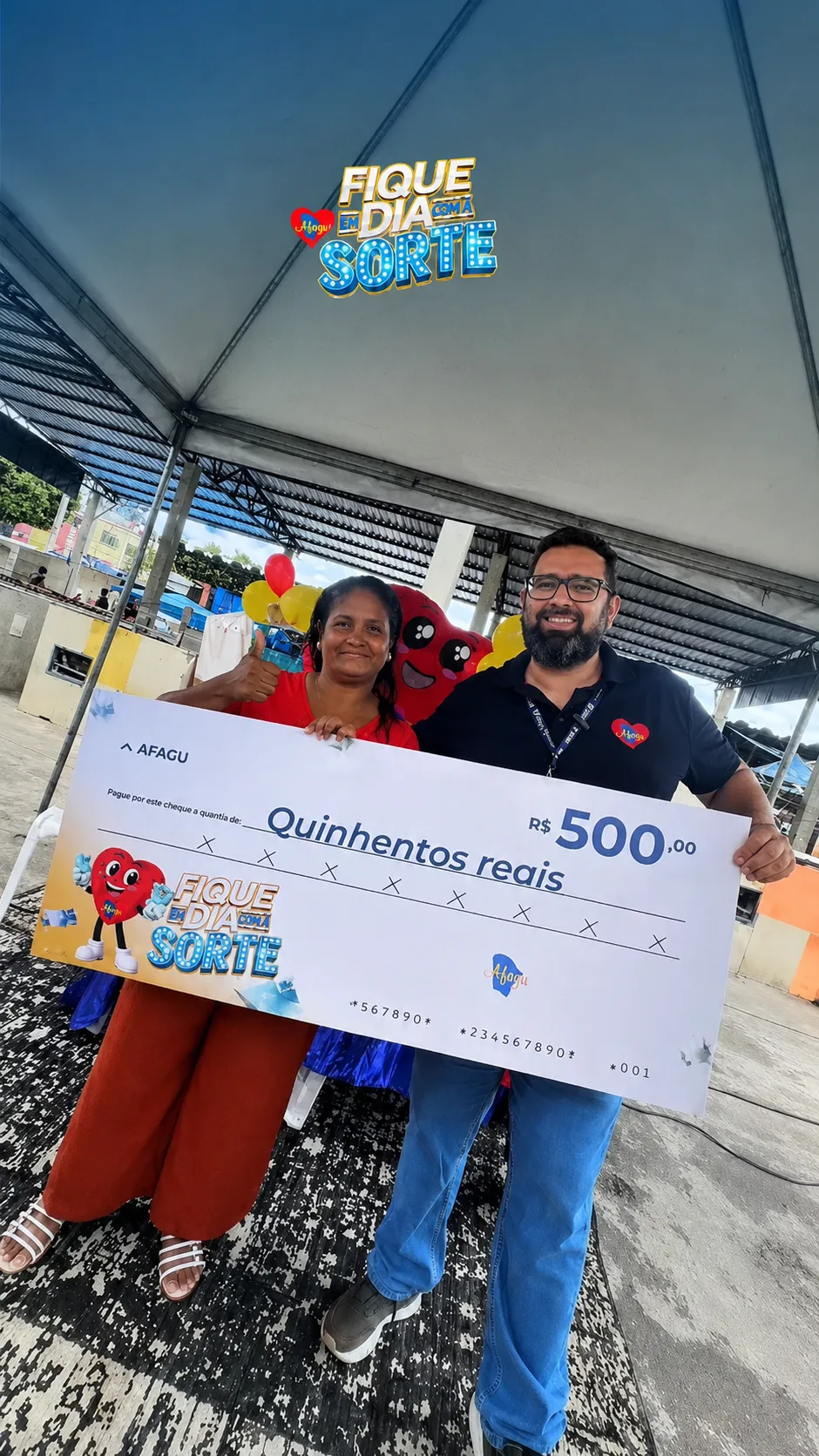 Cristiane de Almeida, ganhadora da campanha Fique em Dia com a Sorte