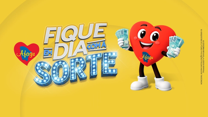 Fique em Dia com a Sorte: campanha da AFAGU distribui prêmios até dezembro